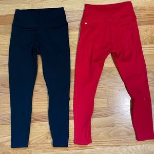 2 pair: XS Fabletics Powerhold Legging